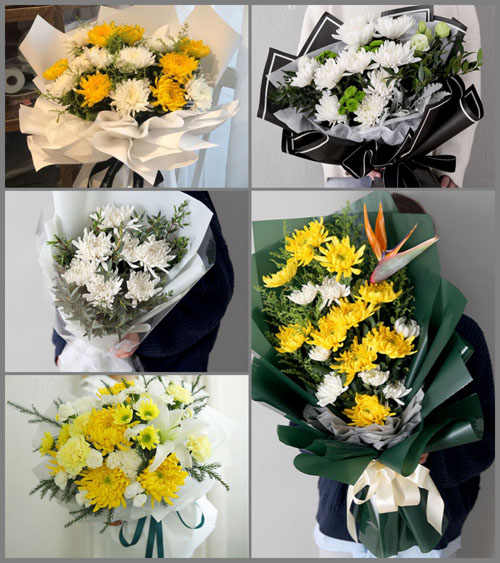 浙江省金华武义县王宅镇紫溪村白事花束代送